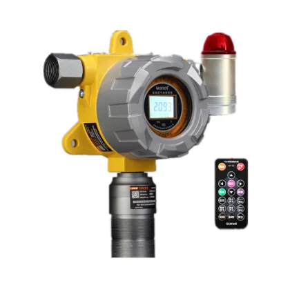 Online Fixed Hydrogen Sulfide H2S Gas Detector - Infrared Gas Detection Technology