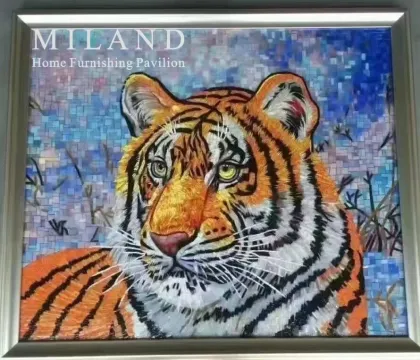Handmade Glass Mosaics: Animal Portraits & Mural Paintings