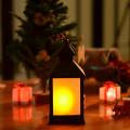 Decorative Vintage Style Candle Lanterns Flame Effect LED Lantern Golden Brushed Black Manufactory