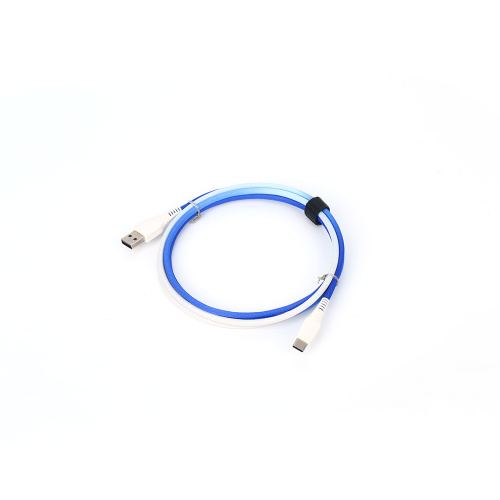 USB2 zu USB C -Kabel Nylon geflochten
