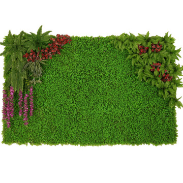 Mur de la plante artificielle résistante aux UV 50x50cm - Protection du soleil extérieur de la pelouse Milan