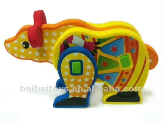 DIY EVA Foam Bear for kids