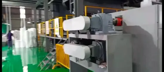 Meltblown nonwovens production line