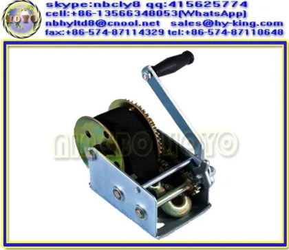 Small manual winch , 2500 lb manual winches , dutton lainson winch for car trailer