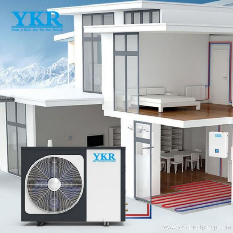 DC inverter air source heat pump with R32