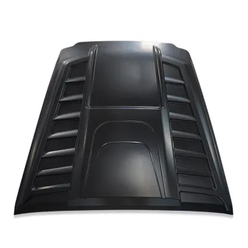 YCSUNZ ABS Plastic Matte Black Bonnet Scoop for Nissan NAVARA NP300 2021 - Auto Exterior Accessory