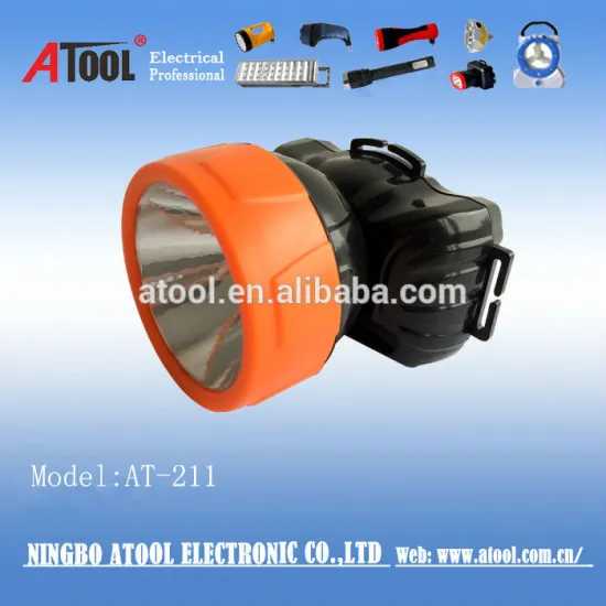 plastic 1W led bright led construction headlamp