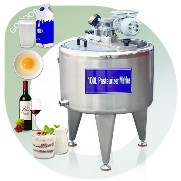 Tangki pasteurizer 100 liter flash untuk susu skala kecil dan pasteurisasi madu