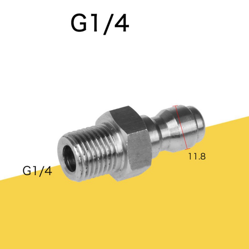 Adaptador de pistola de espuma G1/4 M14 ACCESORIOS DE ESPOCIONA DE LA PRESIÓN DE LA PULLA DE ARMA DE ALTA CALIDAD