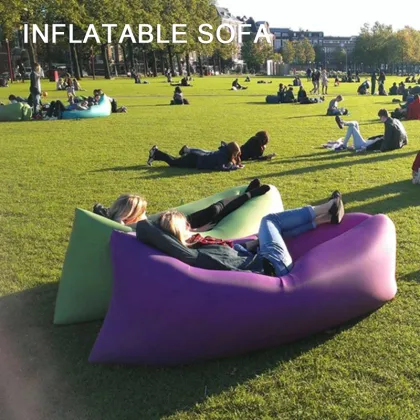Inflatable sofa for outdoor travel and camping