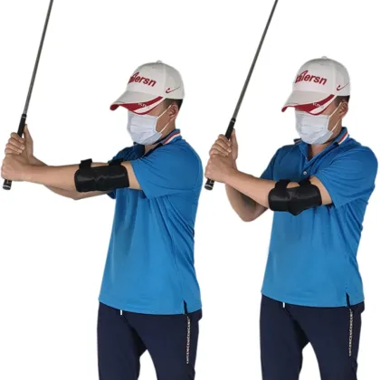 Professional Golf Elbow Brace and Swing Training Aids: Enhancing Your Golf Swing with Arc Corrector and Arm Bending Alarm
