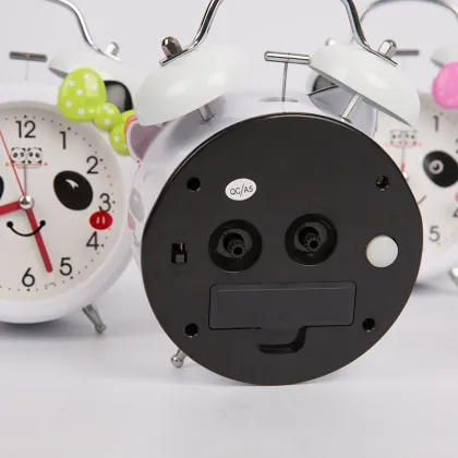 Cartoon style kids wake  up  bed alarm