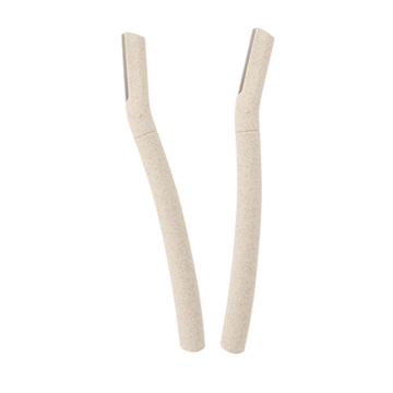 Private Label Eco-Friendly Biodegradable Wheat Straw Facial Eyebrow Razors & Trimmers