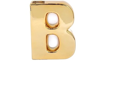 Ceramic Letter Decorations: Custom Symbols and Flower Vases for Weddings and Events