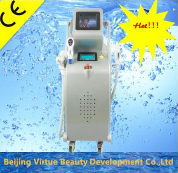 Professional 3 handlesND YAG/RF/IPL machine with competitive price