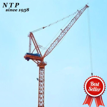 GUANGXI NTP marca 8 tonnellate QTD125 lunghezza 50 m gru a torre fiocco con buon prezzo