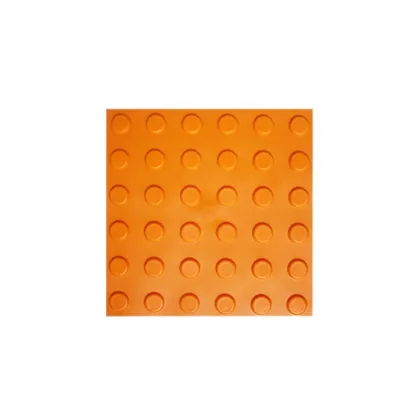300x300x70mm Outdoor Rubber Tactile Paving Tile for Floor Indicators