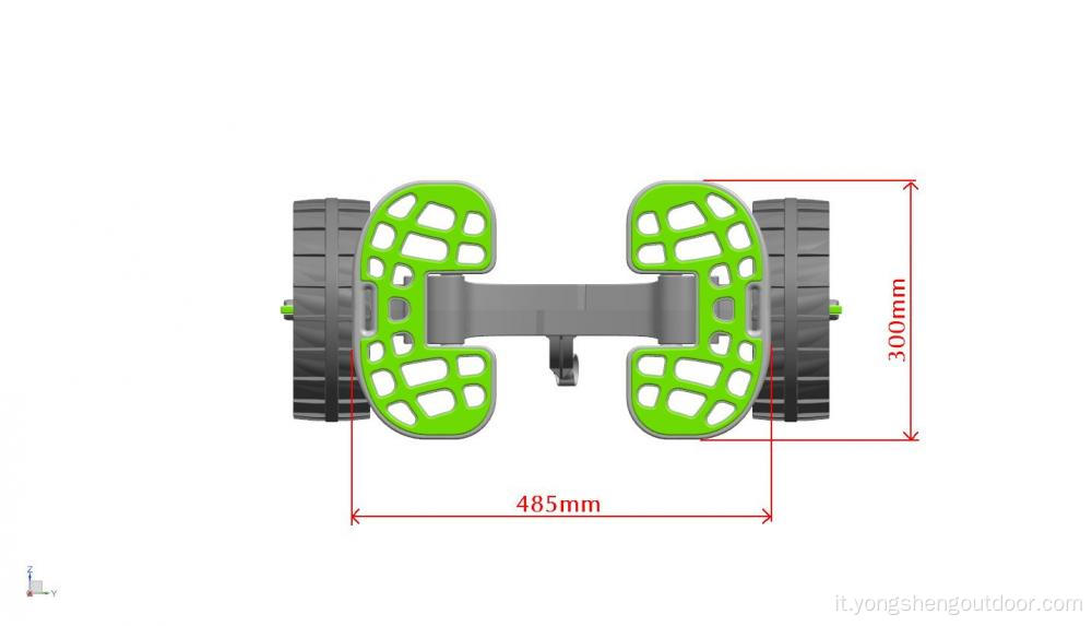 Trailer staccabile per kayak