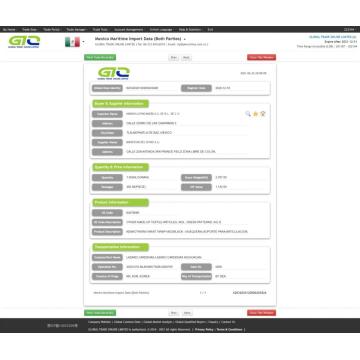 Mexico Aangepaste gegevens van polsband importeren