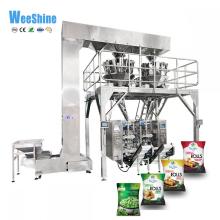 Máquina automática de embalagem de alimentos de pepita de frango congelado