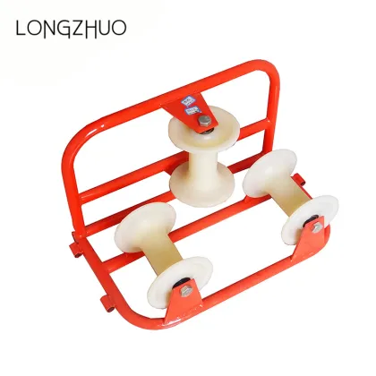 A Single Cable Roller Cable Laying Roller Stand