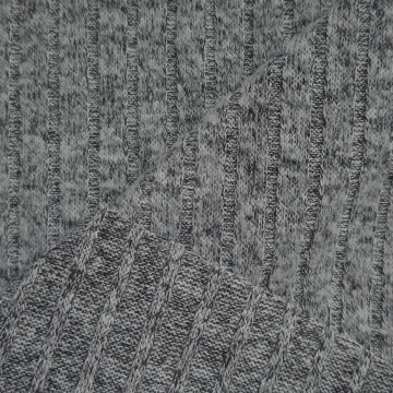 High Quality Custom Polyester Spandex Cationic Stretch Yarn Dyed Rib Fabric for Women Garments