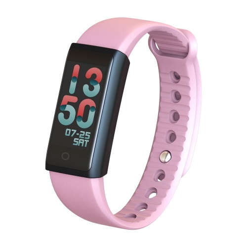 Single touch screen bracelet with heart-rate detection