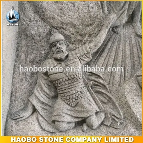 wholesale Natural Granite Soldier Statue