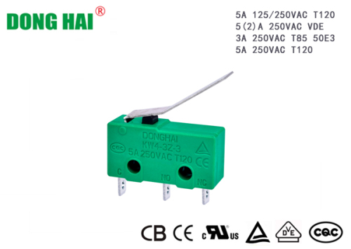 Equipamento eletrônico básico de microinterruptor subminiatura