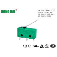 Basic Subminiature Micro Switch Electronic Equipment