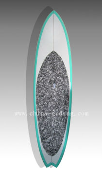green rail supboard fiberglass stand up paddle board EPS sup board surfboard