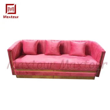 Luxury Velvet Modular Daybed Couch for Villa Apartments