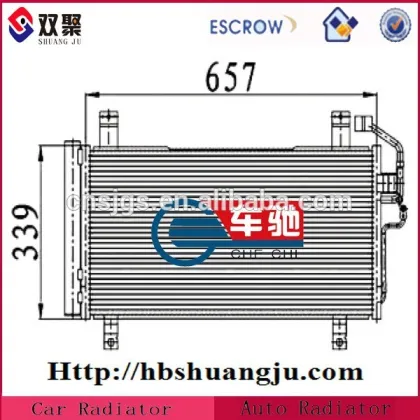 Hot Sell Auto Clima Condenser Parts