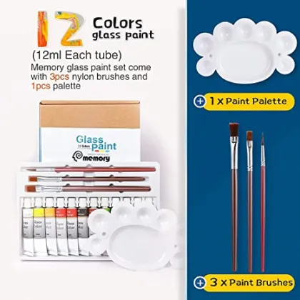Classic Colors Washable Poster Paints Set with Artist Brushes - CU5101