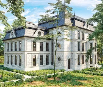 Custom luxury Style  marble villa architectural home 3D interior design services