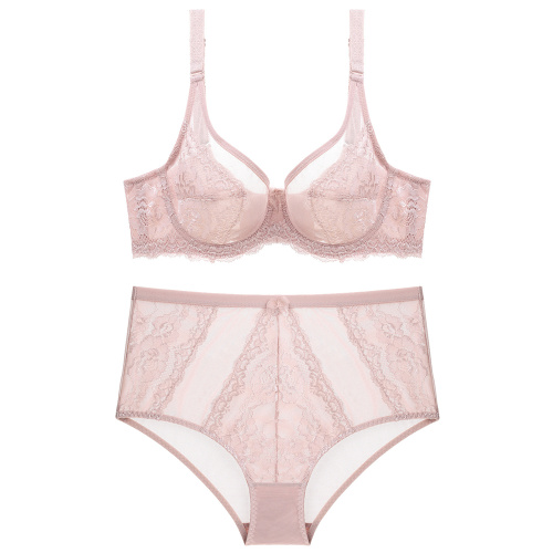 Soutien-gorge en dentelle à armatures nouvelle tendance pour femme et lingerie transparente