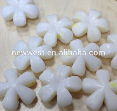 flower shape floral bath soap for hotels and resort