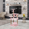 Outdoor Luxury Wooden Cat Tree Tower Weather Resistant Scratcher Multi-Level Climbing Playground Durable Pet Furniture Carton