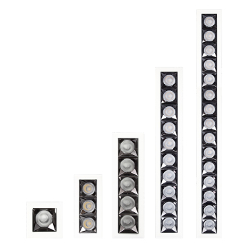Grilla de luz del LED LED LED LED LED LED LINE COB LED de alta calidad para habitaciones interiores