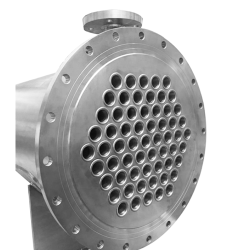 Zirconium tube shell heat exchanger