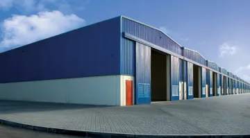 Prefabricated steel structure dairy farm shedfor cow
