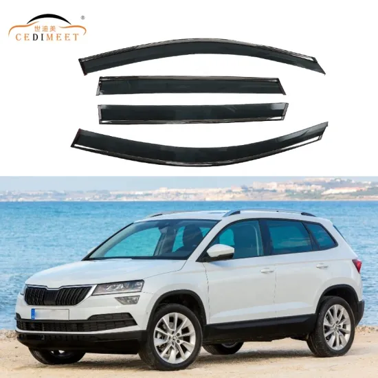 PS Material Rain Deflector Door Visor for Skoda Karoq 2018