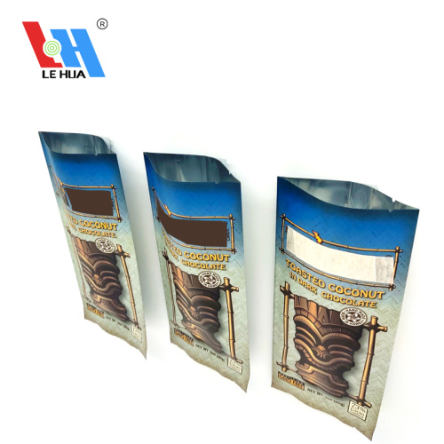 Laminated Matte Plastic Edible Chocolate Bar Mylar Bags