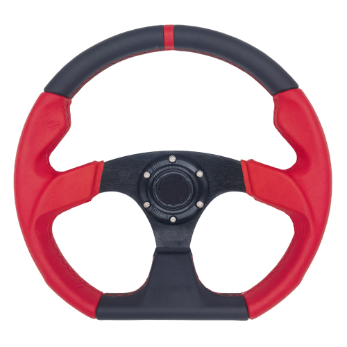 Custom Patchwork Color 350mm Super Fiber Leather Steering Wheel