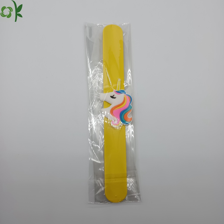 Silicone Unicorn Slap Strap Bracelet