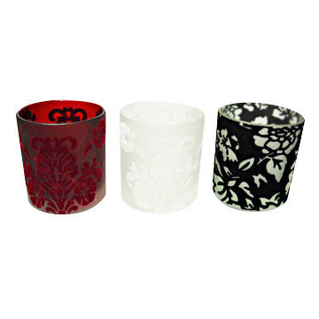 Flocking Candle Holder, Suitable for Promotional Purposes