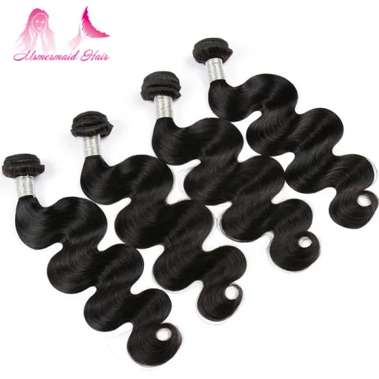 the best hair vendors 8a grade body wave hair natural color russian human hair bulk