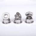 Stainless steel hexagon nuts with washer