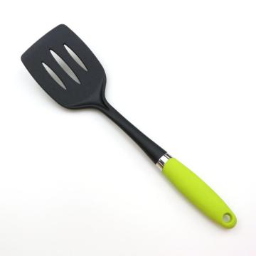 Spatule fendue en nylon pour ustensile de cuisine antiadhésif