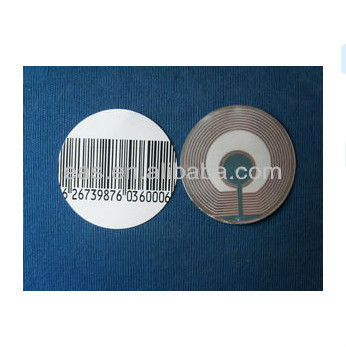 RF 40mm round EAS Label R40 RF sticker Label